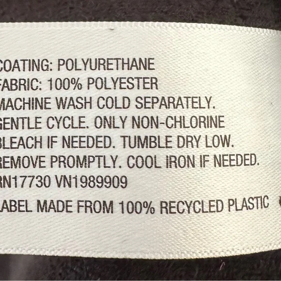 Black, faux leather mini. - Picture 4 of 4